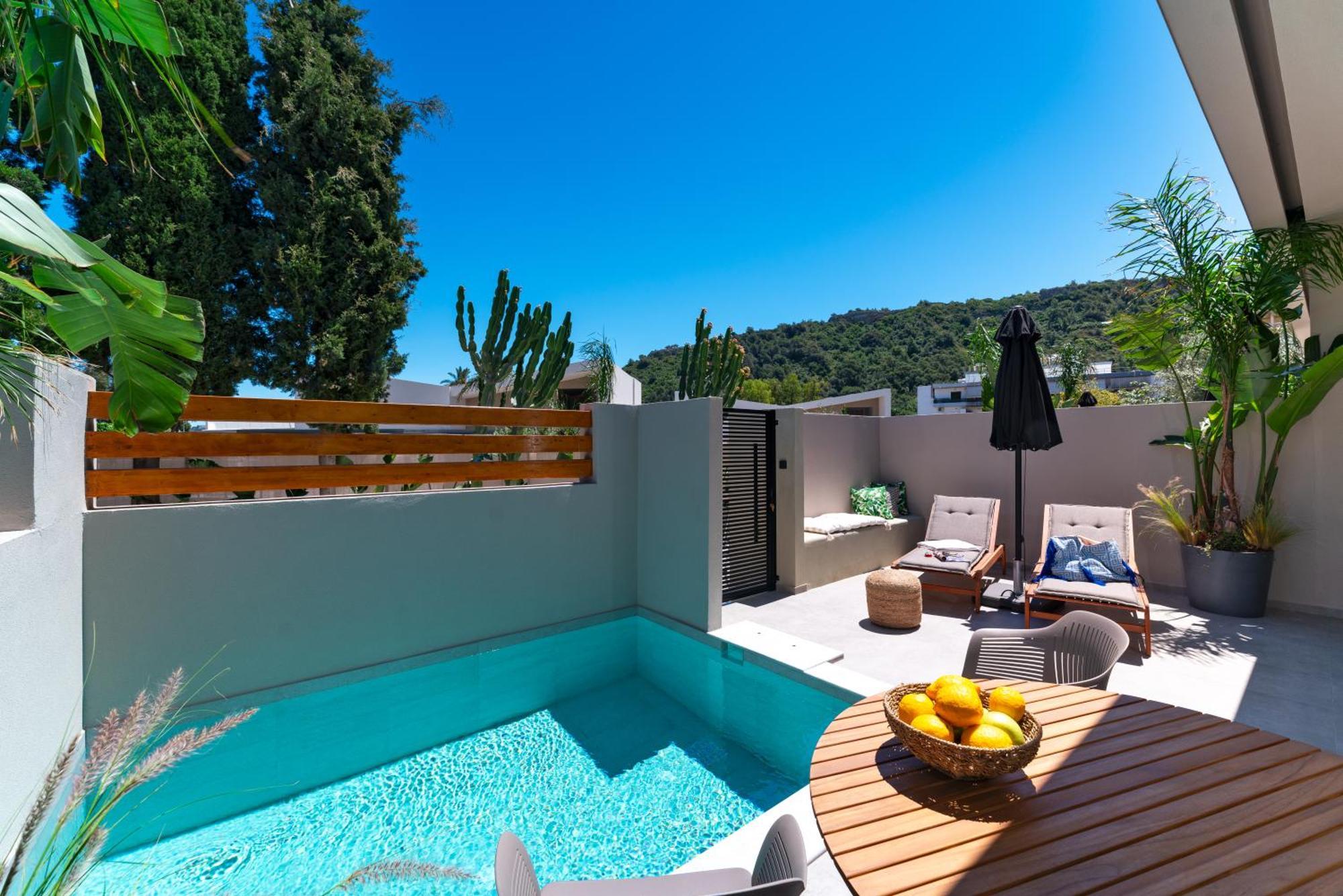 Afesou Suites Ialysos  Exteriér fotografie